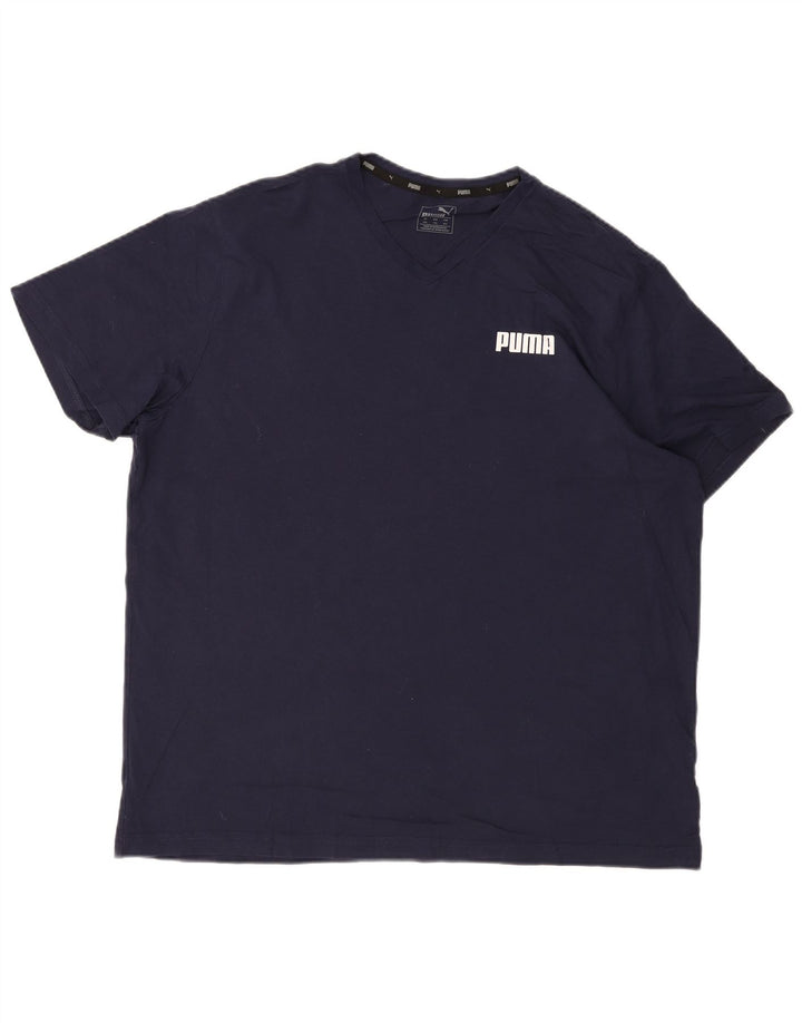 Ανδρικό T-Shirt PUMA Top 2XL Navy Blue