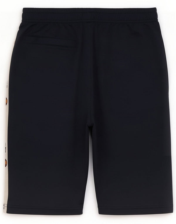 Ellesse Mens Graphic Sport Shorts Small Navy Blue Colourblock Polyester