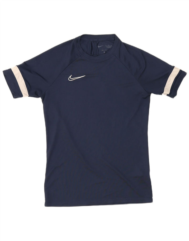 Ανδρικό T-shirt Nike Dri Fit Τοπ μεσαίου μπλε ναυτικού χρώματος πολυεστέρας