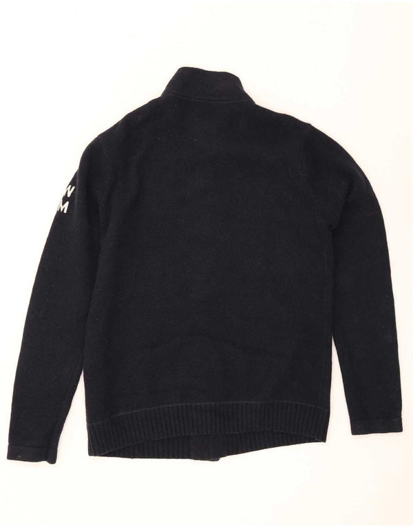 Ανδρικό πουλόβερ G-Star Graphic Cardigan XL Navy Blue Lambswool