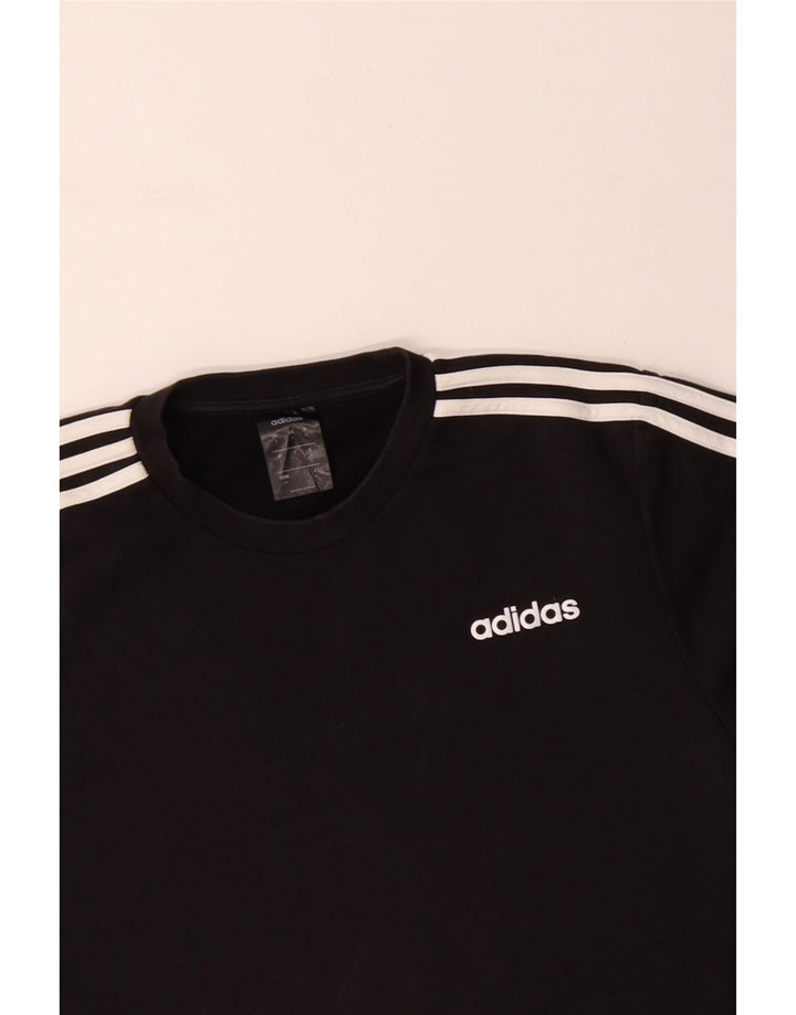 Ανδρικό φούτερ ADIDAS Jumper Μικρό μαύρο βαμβακερό