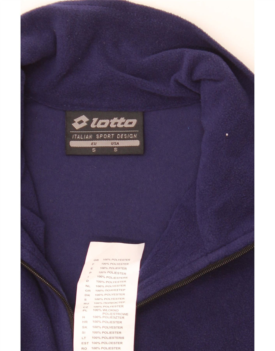 Lotto Γυναικείο φερμουάρ με λαιμόκοψη Fleece Jumper Μικρό Navy Blue Polyester