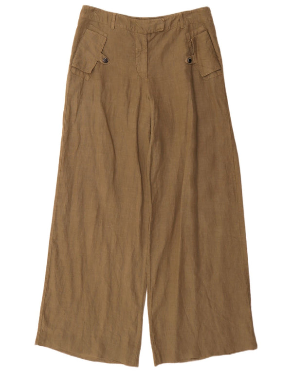 Emporio Armani γυναικείο ψηλόμεσο παντελόνι IT 44 Medium W32 L32 Khaki