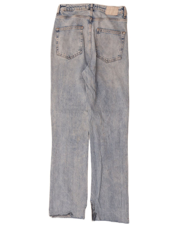 Zara Γυναικεία στραβά τζιν EU 38 Small W28 L29 Μπλε βαμβακερό