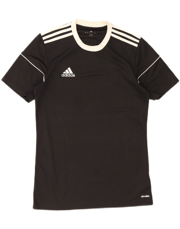 Adidas Ανδρικό T-Shirt Climalite Top Small Black Colourblock Πολυεστέρας