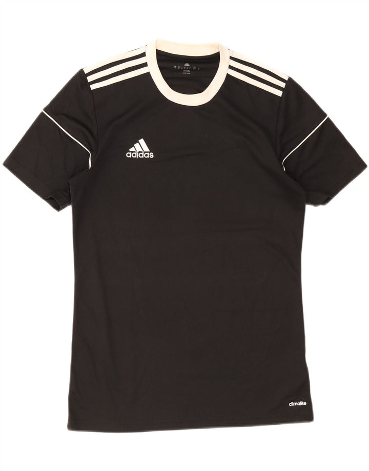 Adidas Ανδρικό T-Shirt Climalite Top Small Black Colourblock Πολυεστέρας