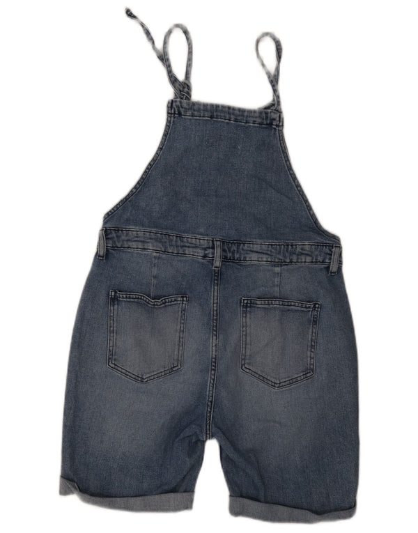 Fat Face Γυναικείο σορτς τζιν Dungarees UK 12 Medium W30 Μπλε βαμβακερό