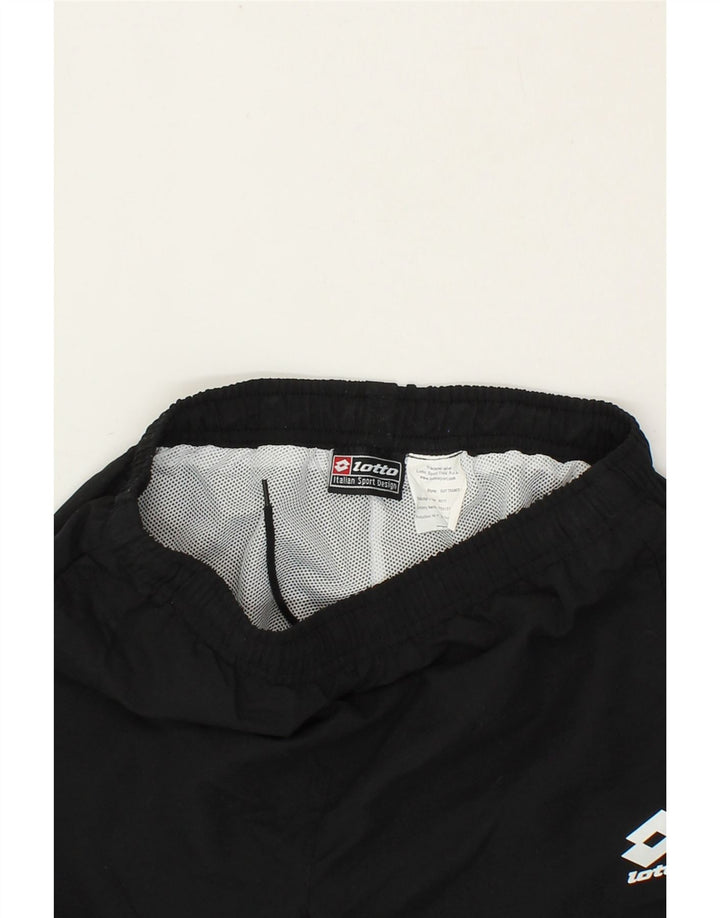 LOTTO Boys Tracksuit Trousers 11-12 Years Black Vintage Lotto and Second-Hand Lotto from Messina Hembry 