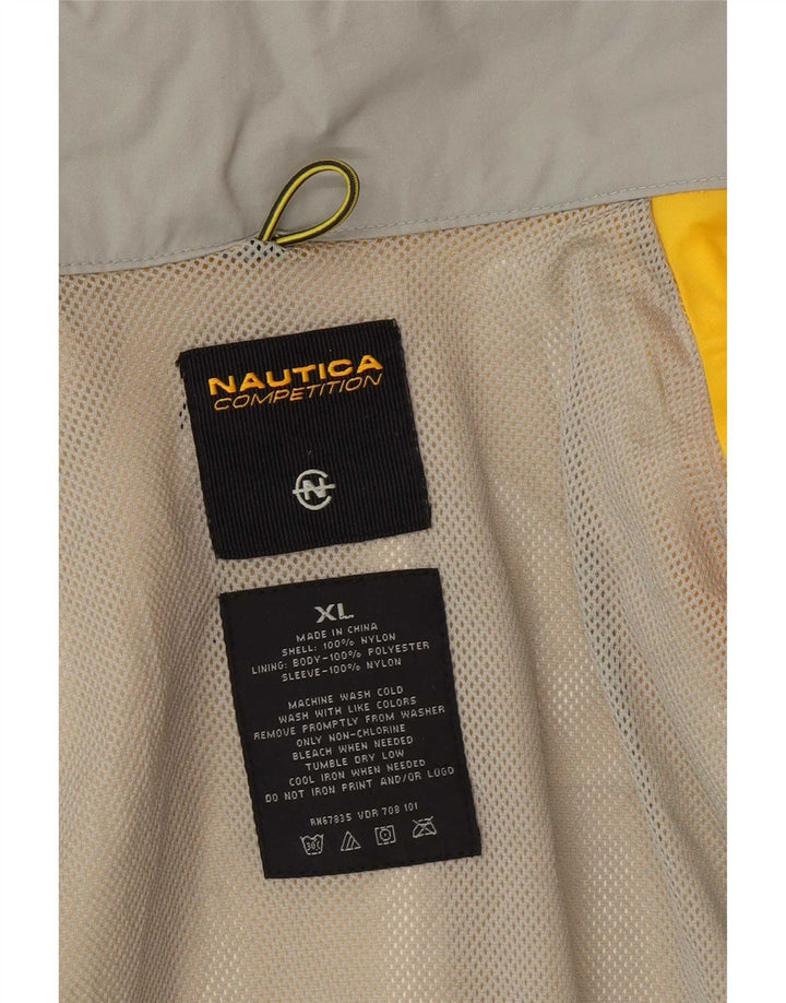 Nautica Ανδρικό μπουφάν βροχής UK 42 XL Yellow Nylon