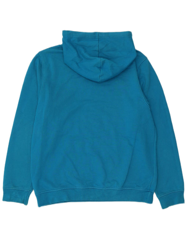 Ανδρικό Animal Graphic Hoodie Jumper Large Blue Polyester