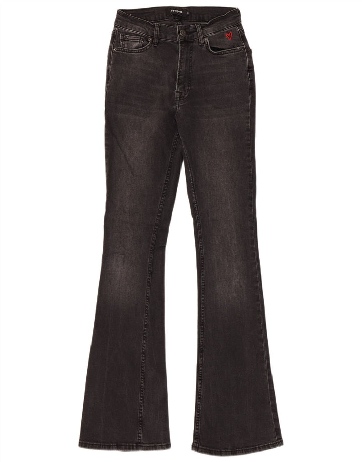 Desigual Γυναικείο Slim Flared Jeans EU 36 Small W26 L33 μαύρο βαμβακερό