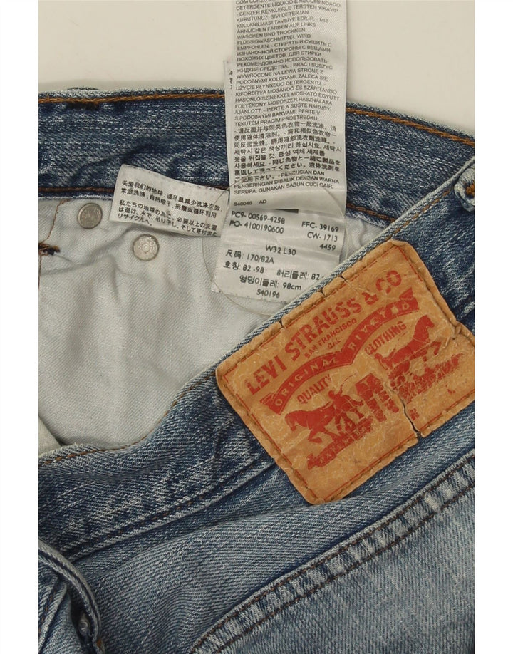 Ανδρικό τζιν LEVI'S ίσιο W32 L26 Μπλε βαμβακερό