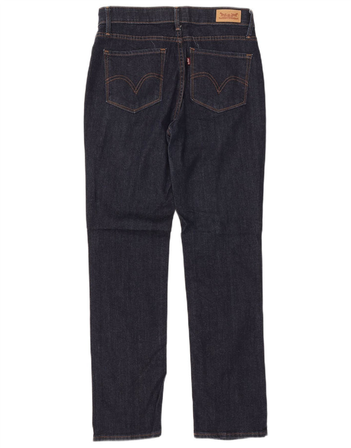 Γυναικείο ίσιο τζιν Levi's US 6 Medium W28 L30 Navy Blue Cotton