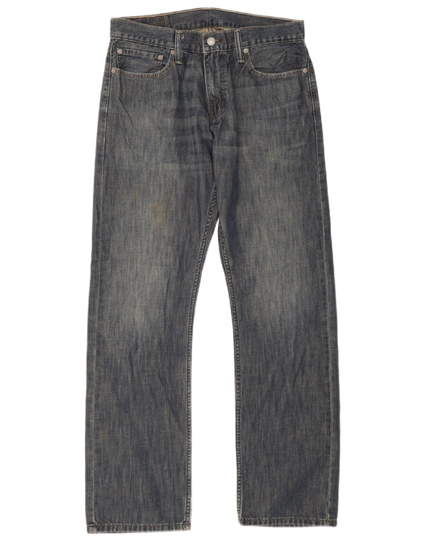 Levi's Mens 514 Straight Jeans W32 L32 Navy Blue Cotton