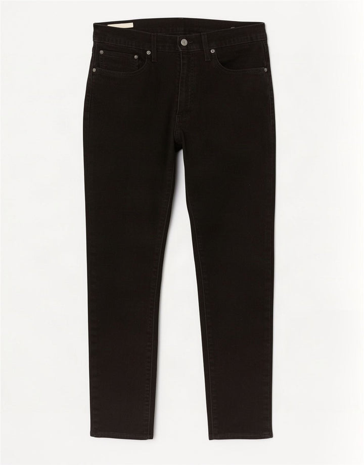 Ανδρικό τζιν Levi's Slim W34 L30 μαύρο βαμβακερό