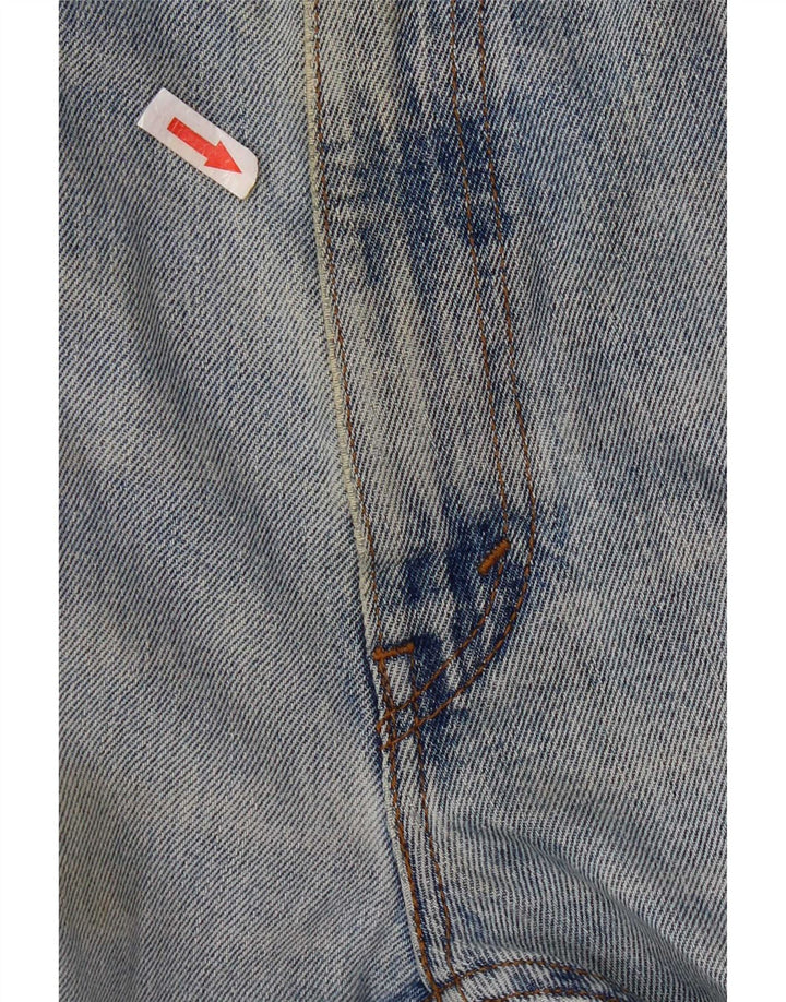 Levi's Mens 505 Distressed Straight Jeans W34 L28 Μπλε βαμβακερό