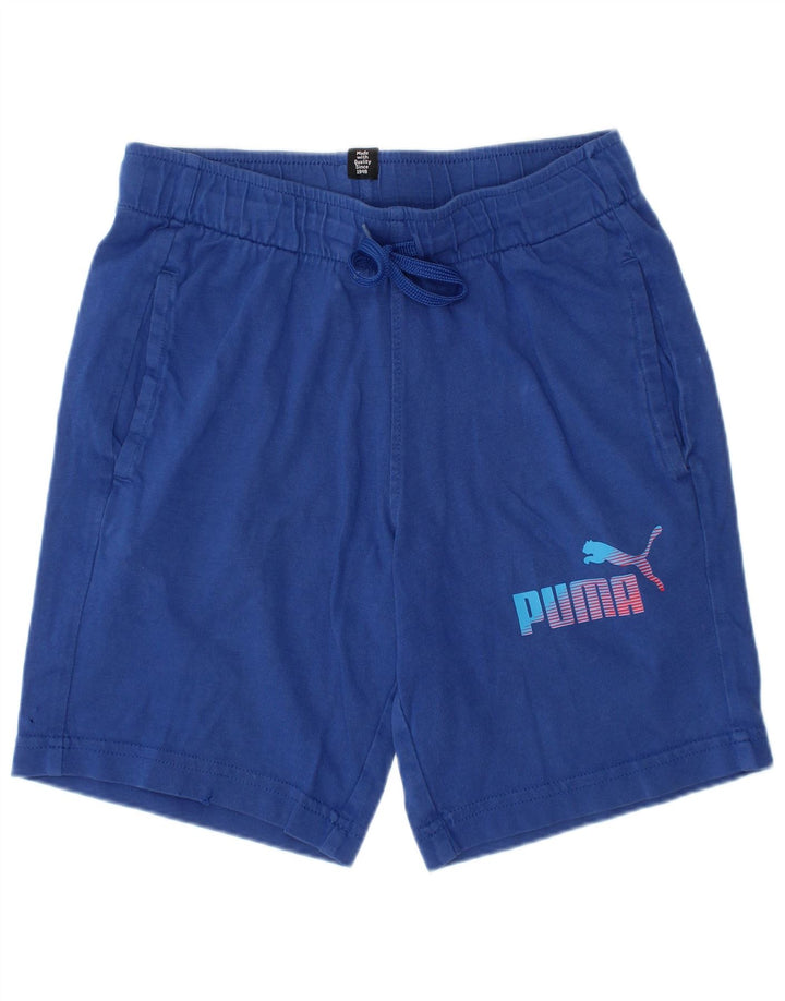 Αθλητικό σορτς PUMA για αγόρια 7-8 ετών Μπλε