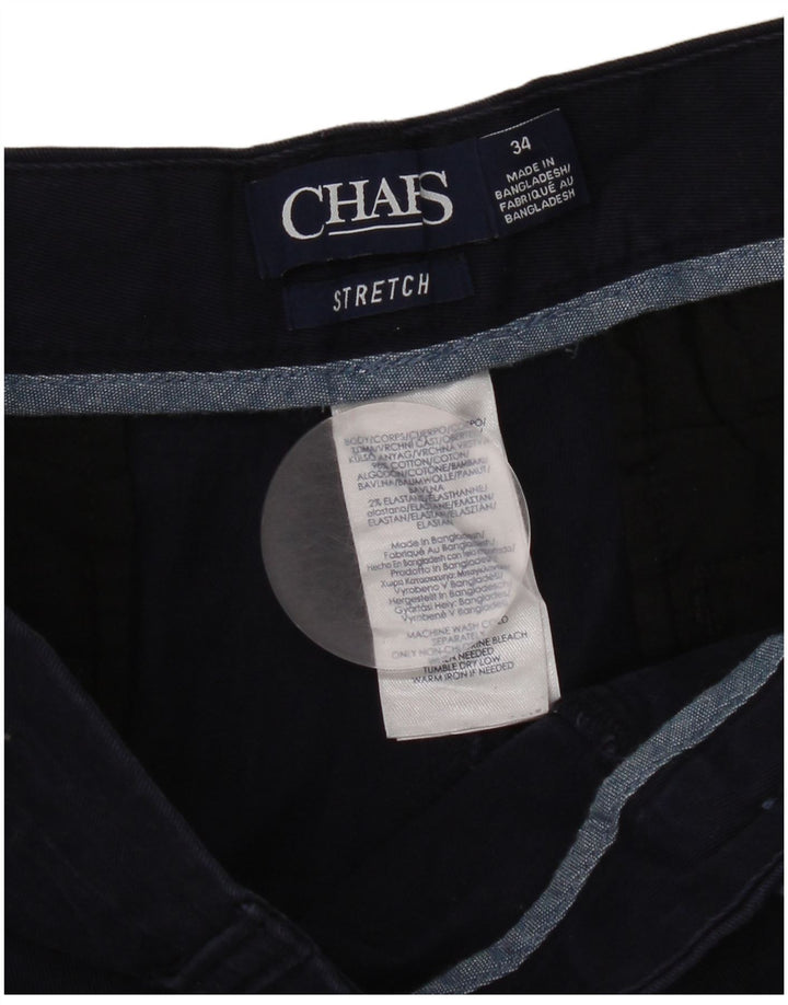 Chaps Ανδρικό σορτς Chino W34 Μεγάλο Βαμβακερό Navy Blue