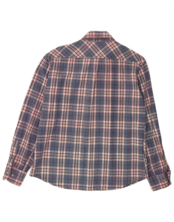 Ανδρικό πουκάμισο Think Pink Flannel Small Pink Check Cotton