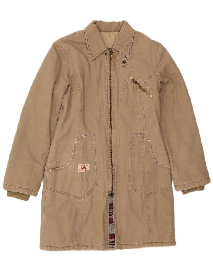Γυναικείο παλτό Lois Windbreaker UK 10 Small Beige Cotton