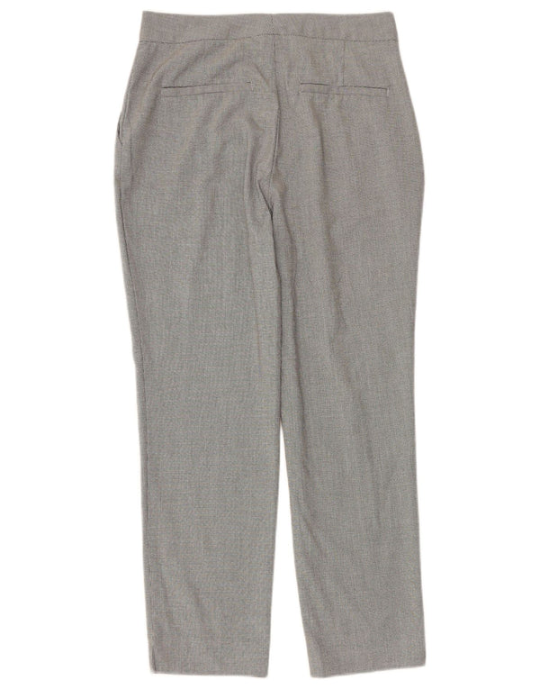Zara Γυναικείο κωνικό παντελόνι Chino EU 36 XS W26 L26 Grey Houndstooth