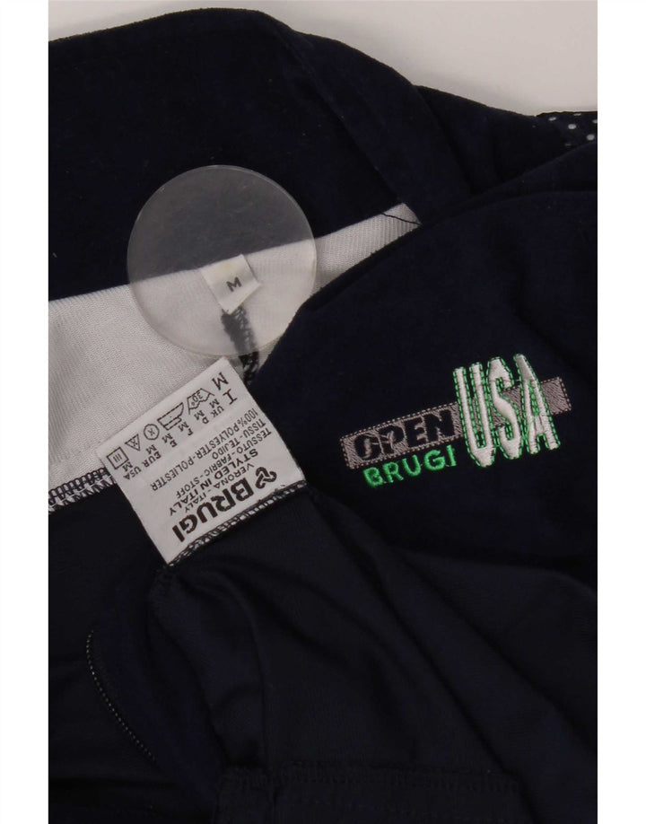 Brugi Ανδρική φόρμα φόρμας με γραφικό βελούδο Top Jacket Medium Navy Blue Colourblock