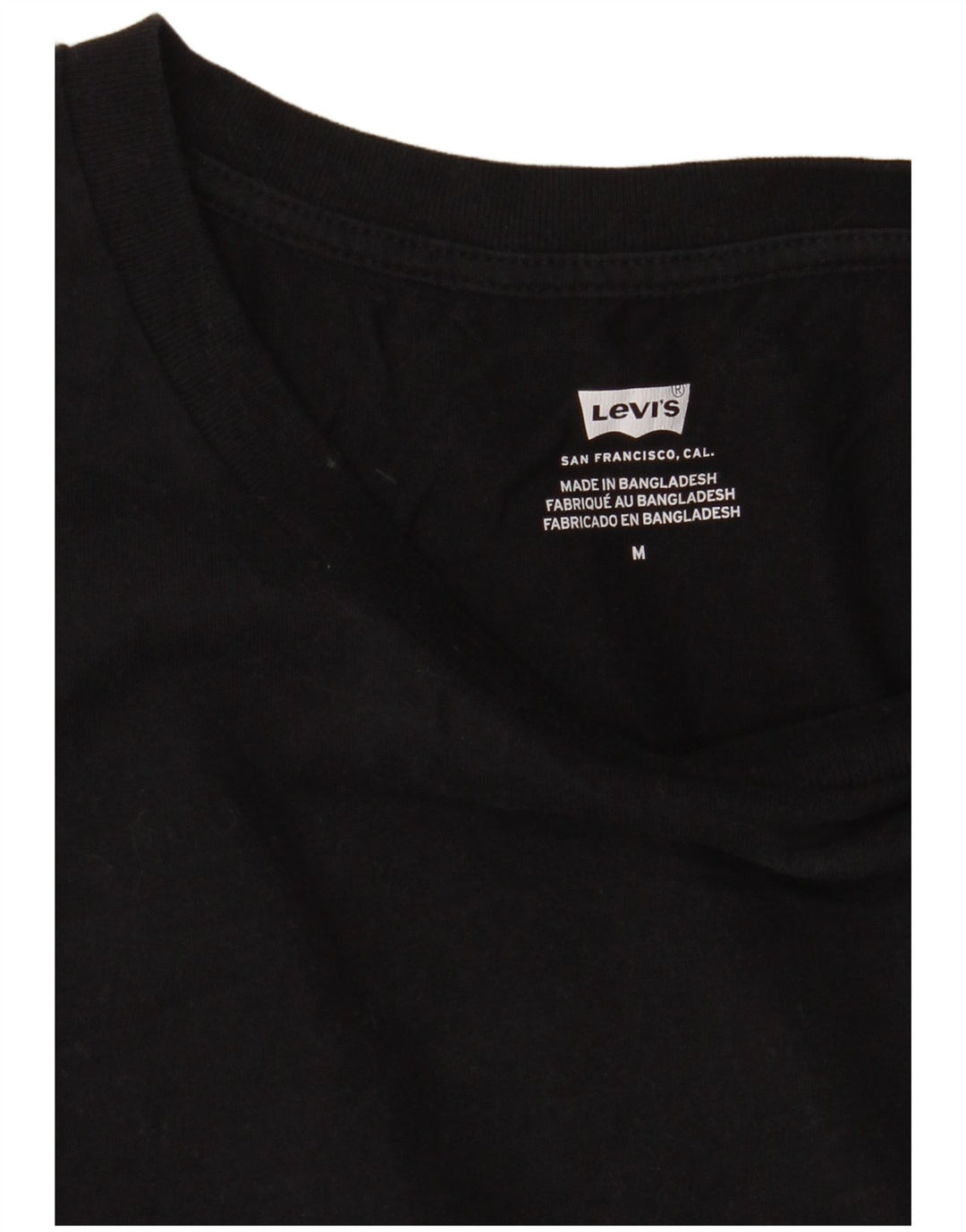 Γυναικείο T-Shirt LEVI'S Top UK 14 Medium Black