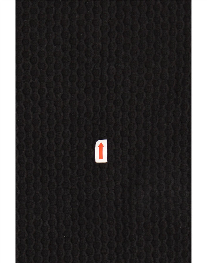 COS Γυναικείο τοπ 3/4 μανίκι UK 14 μεσαίο μαύρο βαμβακερό