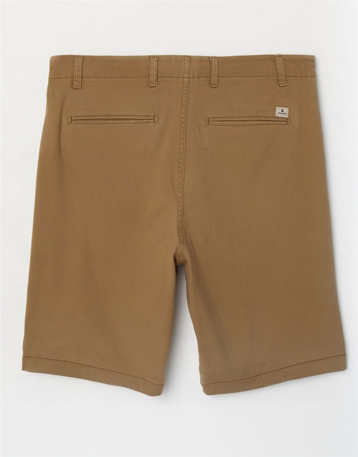 Jack & Jones Ανδρικό σορτς Chino κανονικό μεσαίο W32 από βαμβακερό χακί
