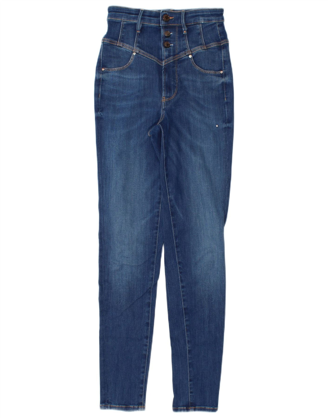GUESS Γυναικείο Ψηλό Skinny Jeans W24 L28 Blue