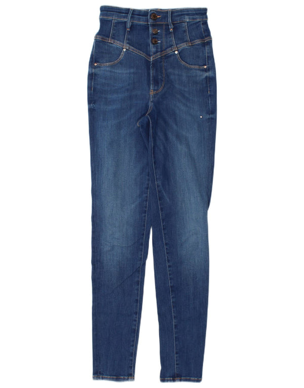 GUESS Γυναικείο Ψηλό Skinny Jeans W24 L28 Blue