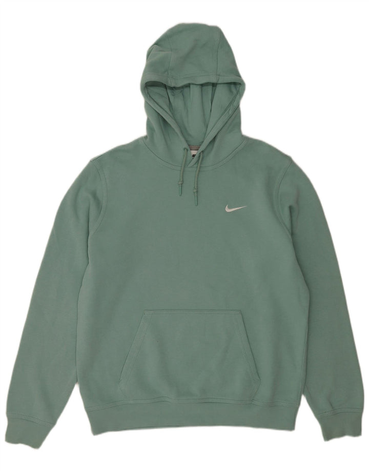 Ανδρικό κουκούλα Nike, μεγάλο μπλε βαμβακερό