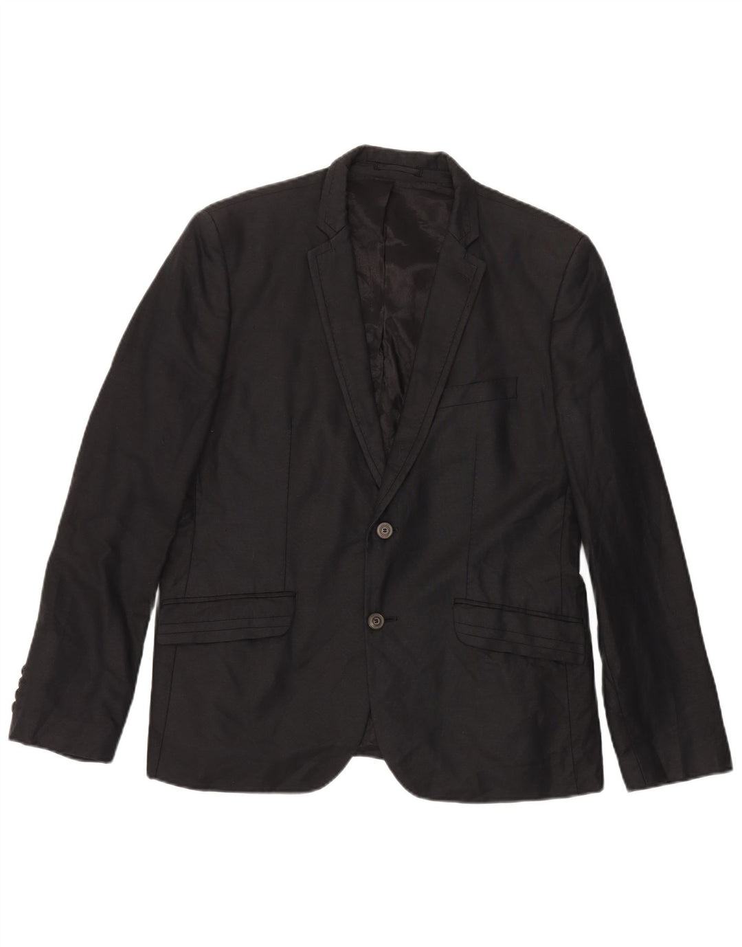 Zara Ανδρικό σακάκι μπλέιζερ με 2 κουμπιά EU 54 XL Μαύρο