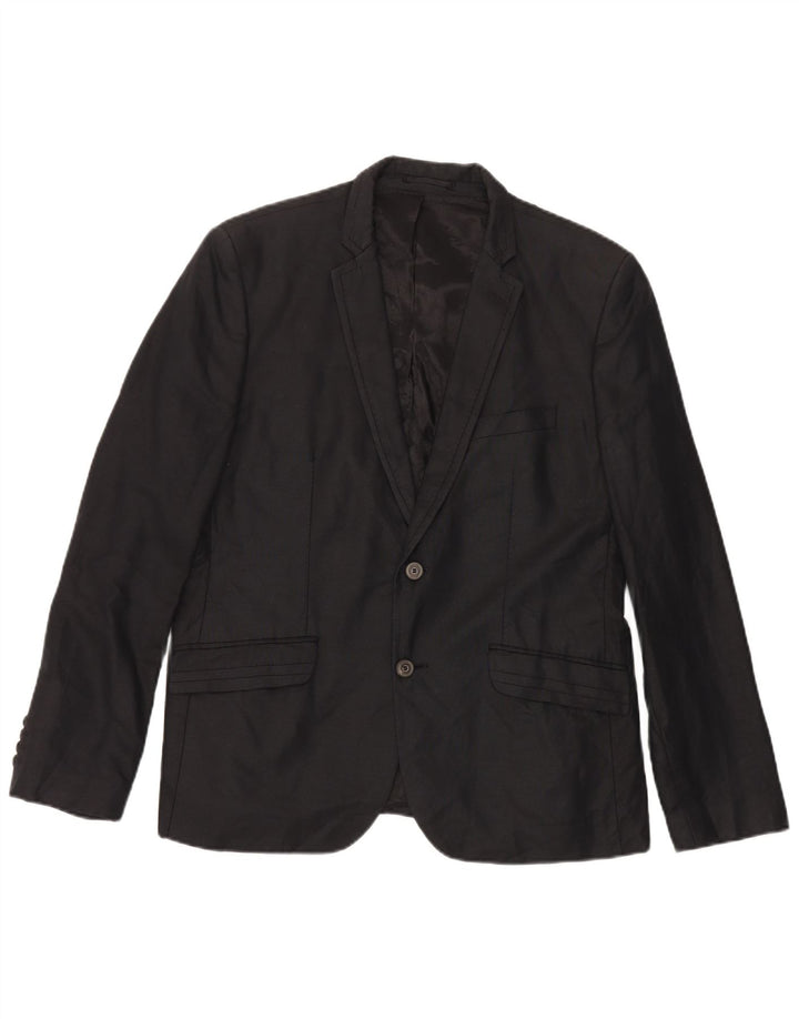 Zara Ανδρικό σακάκι μπλέιζερ με 2 κουμπιά EU 54 XL Μαύρο