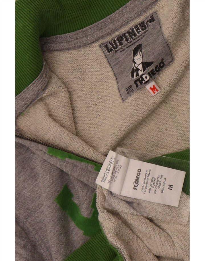 ST. Diego Mens Lupine 1905 Tracksuit Top Jacket Medium Grey Colourblock