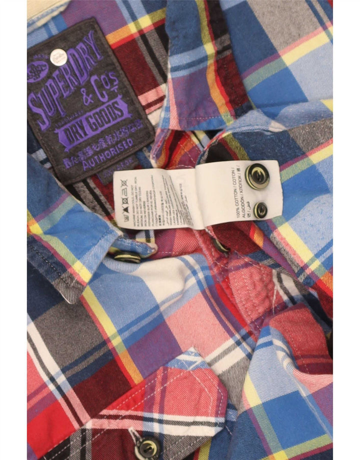 Ανδρικό φανελένιο πουκάμισο Superdry 2XL Πολύχρωμο βαμβακερό
