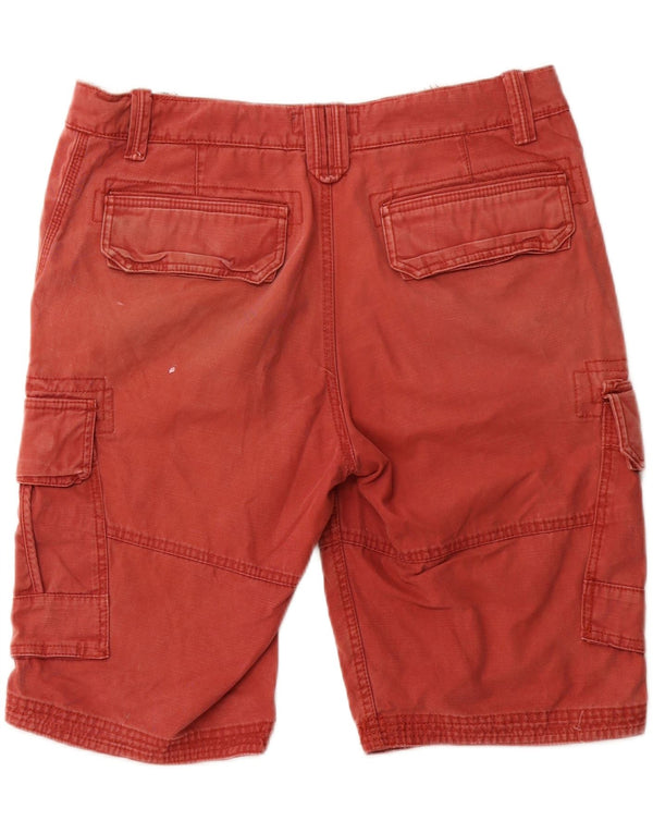 FAT FACE Ανδρικό σορτς Cargo W36 μεγάλο κόκκινο βαμβακερό