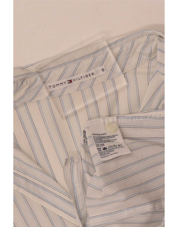 Tommy Hilfiger Γυναικείο Πουκάμισο US 6 Μέτριο Λευκό Βαμβακερό ριγέ