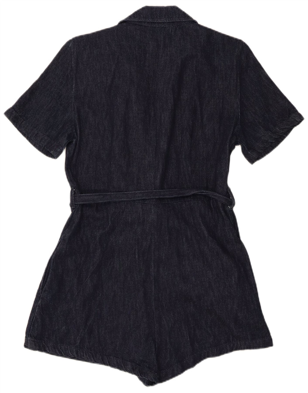 Zara Γυναικείο Τζιν Playsuit UK 12 Medium Navy Blue