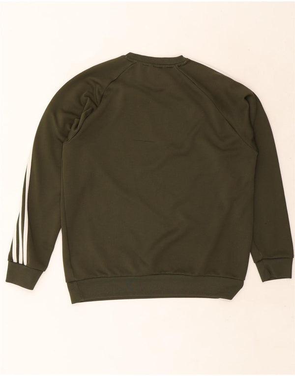 Ανδρικό φούτερ Adidas Jumper Large Khaki Polyester