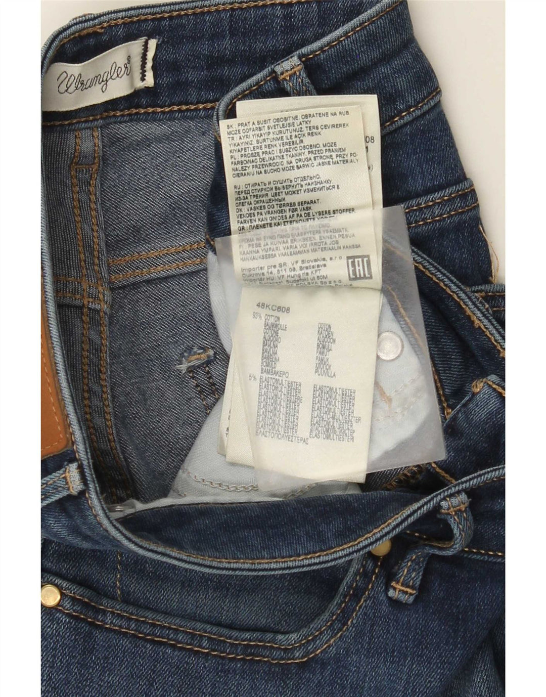 Wrangler Γυναικείο Slim Jeans W26 L32 Μπλε βαμβακερό
