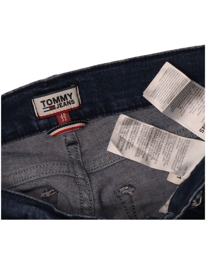 Tommy Hilfiger Γυναικείο τζιν με φλας W26 L32 Μπλε βαμβακερό