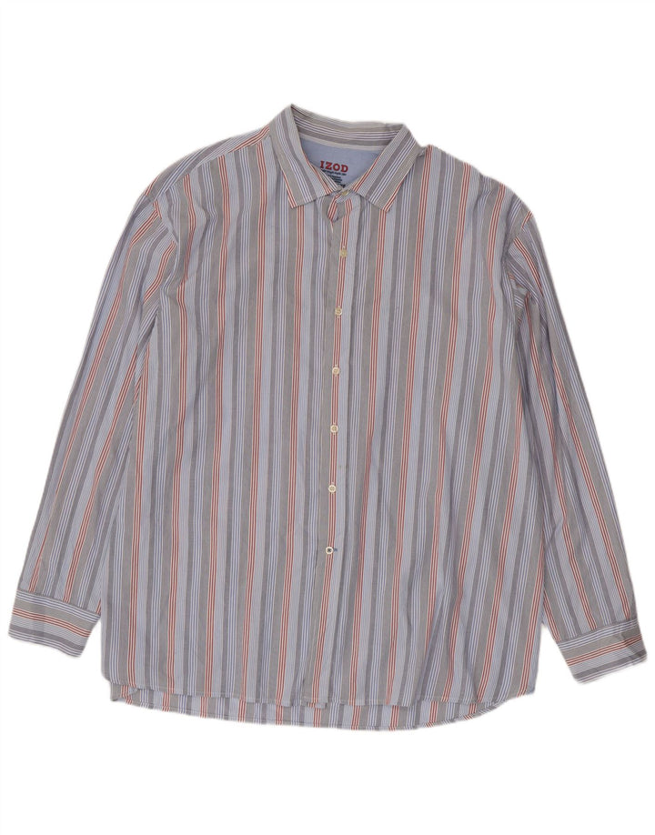 Izod Ανδρικό πουκάμισο 2XL Μπλε ριγέ