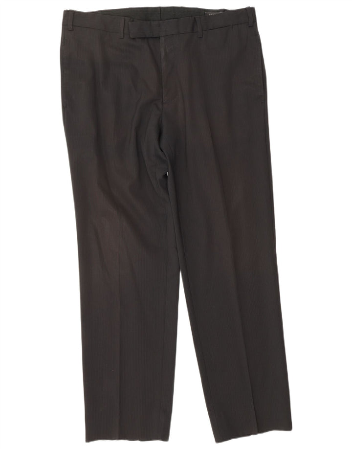 Ανδρική φόρμα 2 τεμαχίων PRADA 3 κουμπιών IT 52 XL W34 L30 Μαύρο Classic