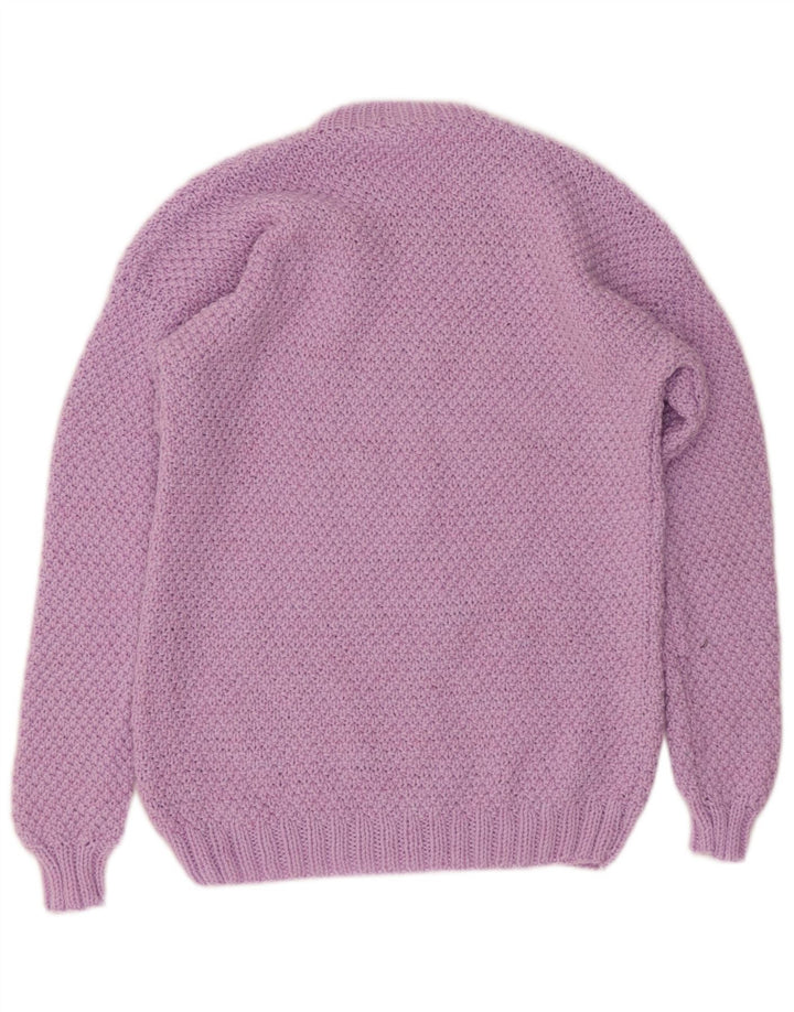 Γυναικείο πουλόβερ με λαιμόκοψη VINTAGE UK 12 Medium Purple