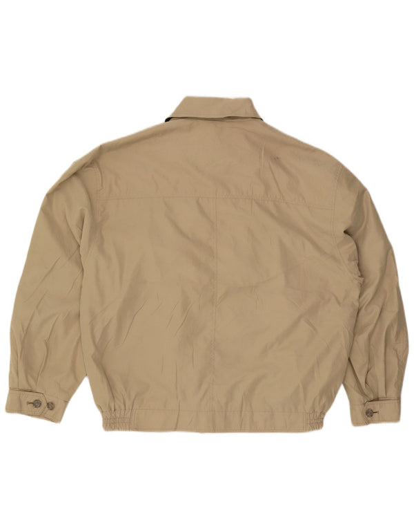 Marks & Spencer Ανδρικό Loose Fit Bomber Jacket UK 38 Medium Beige Polyester
