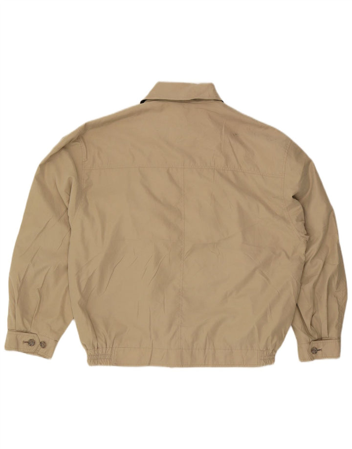 Marks & Spencer Ανδρικό Loose Fit Bomber Jacket UK 38 Medium Beige Polyester