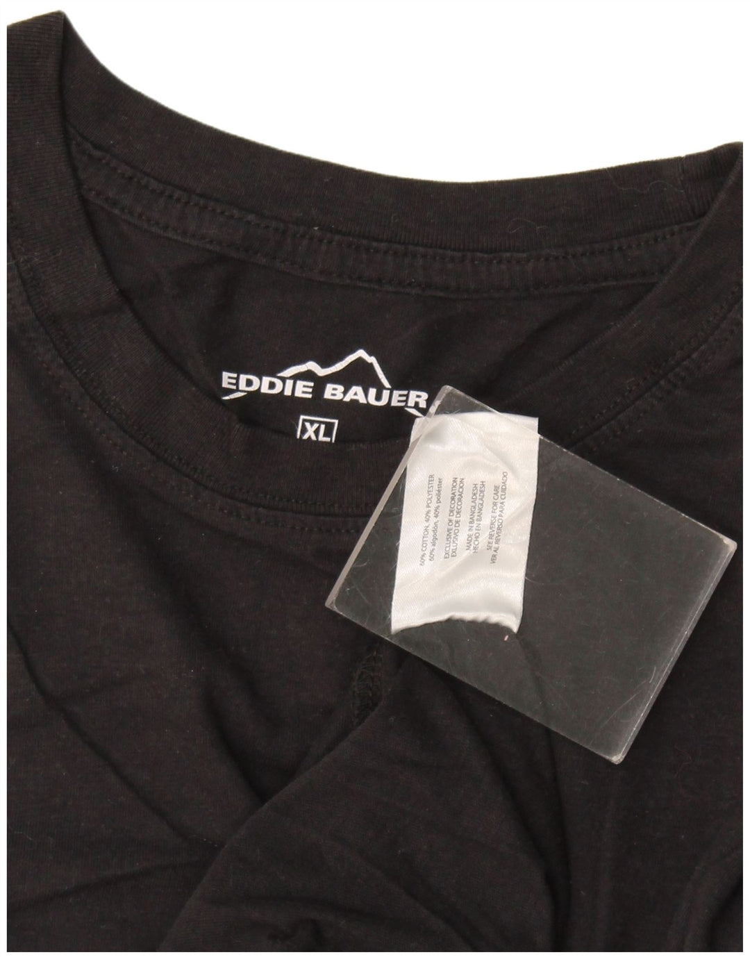 Eddie Bauer Ανδρικό T-Shirt Top XL Μαύρο βαμβακερό