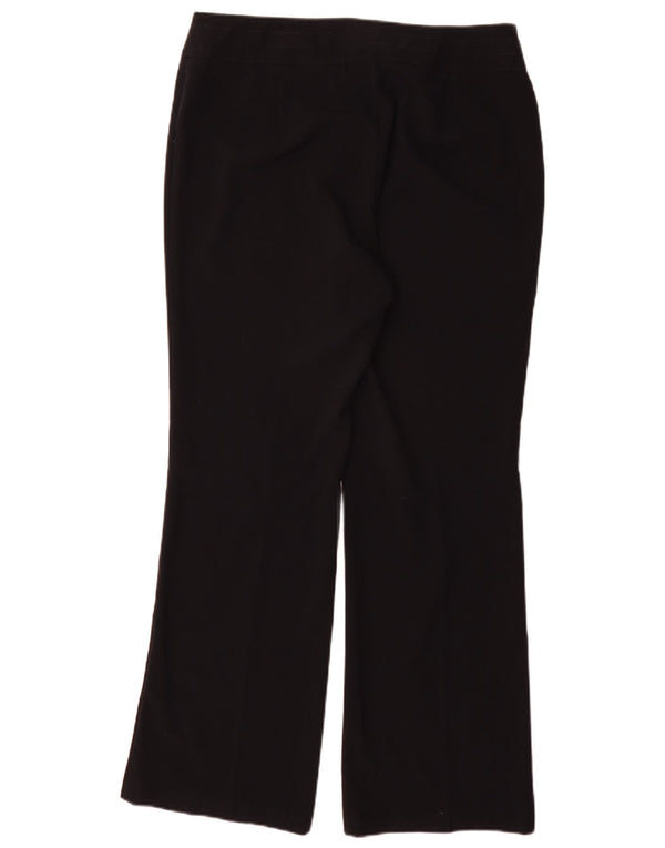 Marks & Spencer Womens Bootcut Casual Trousers UK 14 Large W32 L31 Black