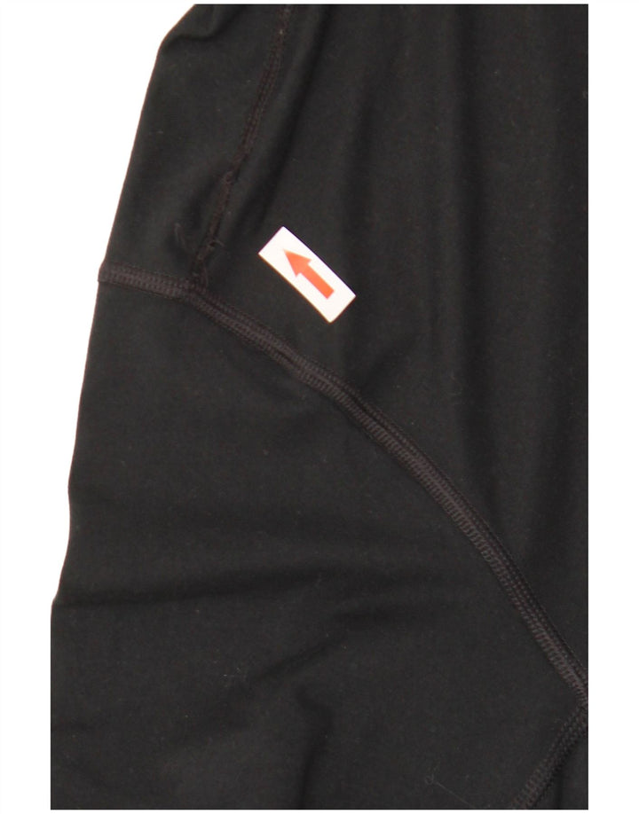 Ανδρική φόρμα Nike Dri Fit με φερμουάρ πουλόβερ στο επάνω μέρος από μεσαίο μαύρο πολυεστέρα